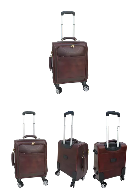 GENUINE LEATHER  TB 02 L  TROLLEY BAG