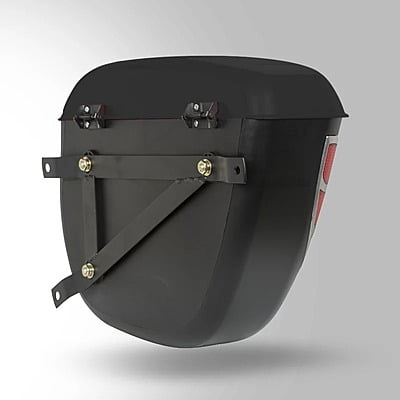 STUDDS SIDE BOX SAFARI WITH MAIN FRAME & UNIVERSAL FITMENT CLAPMS BLACK