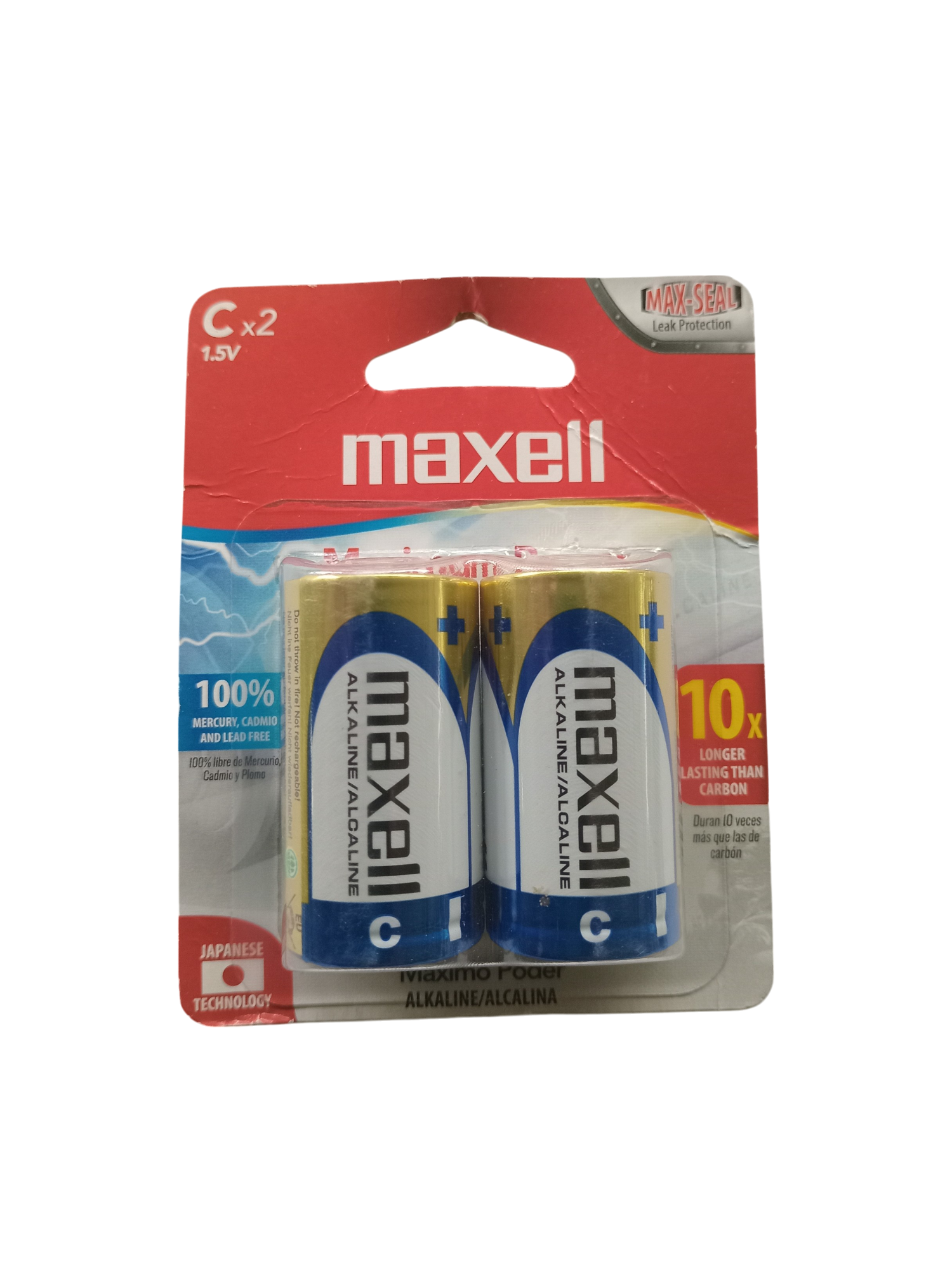 BATERIA MAXELL T/C BLISTER 2
