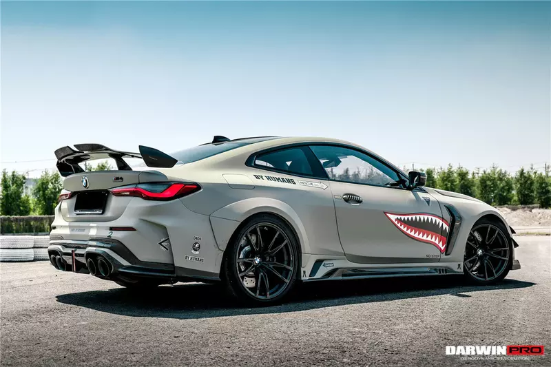 4 Series G22 BKSSII Style Carbon Fiber Trunk Spoiler – CFRP, Forged, or Dry