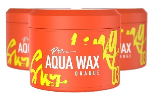 Roqvel Aqua Wax 03 Aqua Orange hair wax with sweet fruit essence for strong hold Roqvel Aqua Wax 03 Aqua Orange hair wax with sweet fruit essence for strong hold