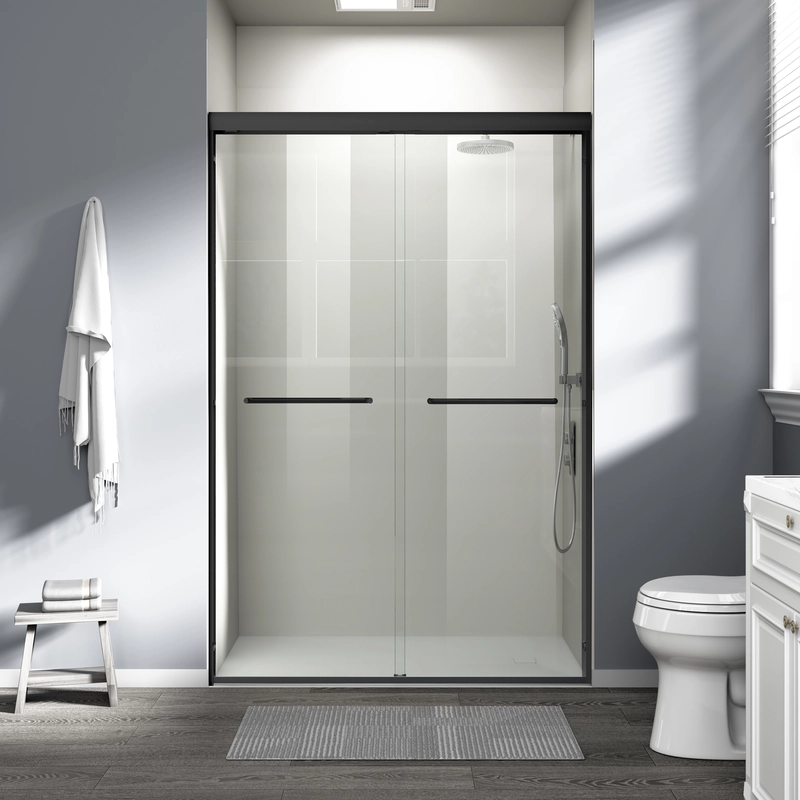 Shower door -48"W x72"H Framed Double Sliding Shower
