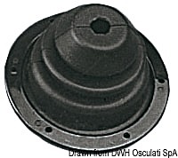 Rubber bellows with ABS ring nut 140 mm