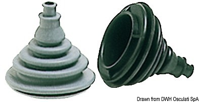 Fairlead bellow, black rubber