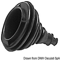 Small black fairlead bellow