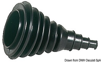 Maxi black fairlead bellow