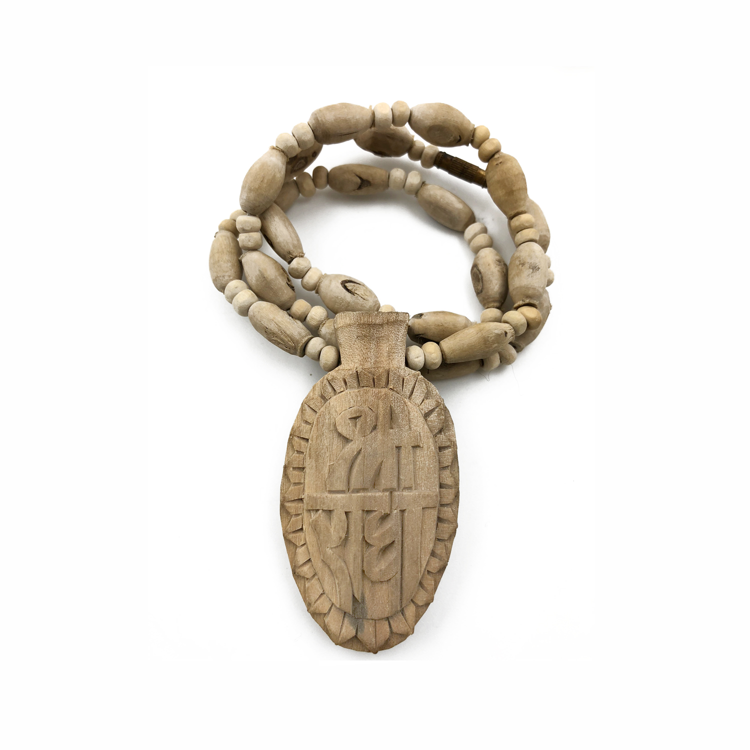 Original Tulsi Mala with Shri Radha Name Handicraft Pendant