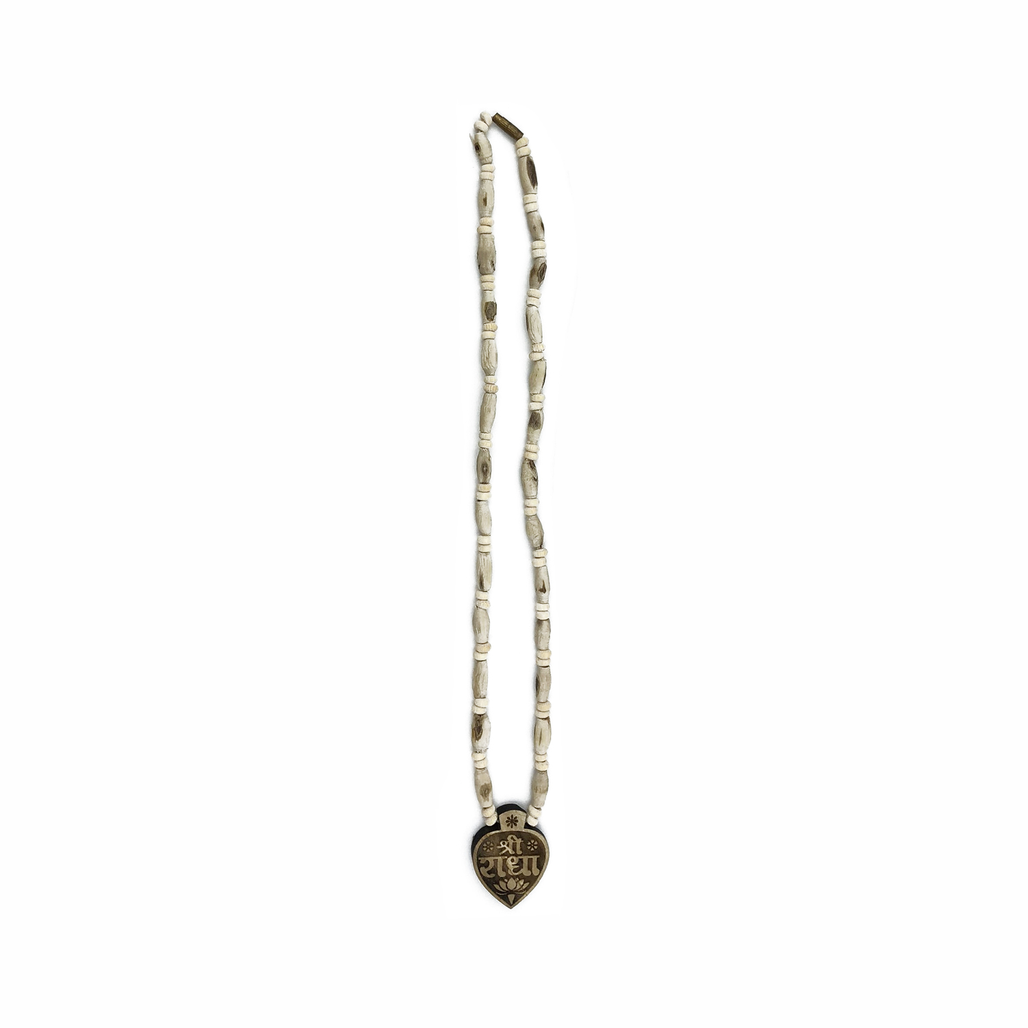 Mala with Heart-Shaped Shri Radha Pendant