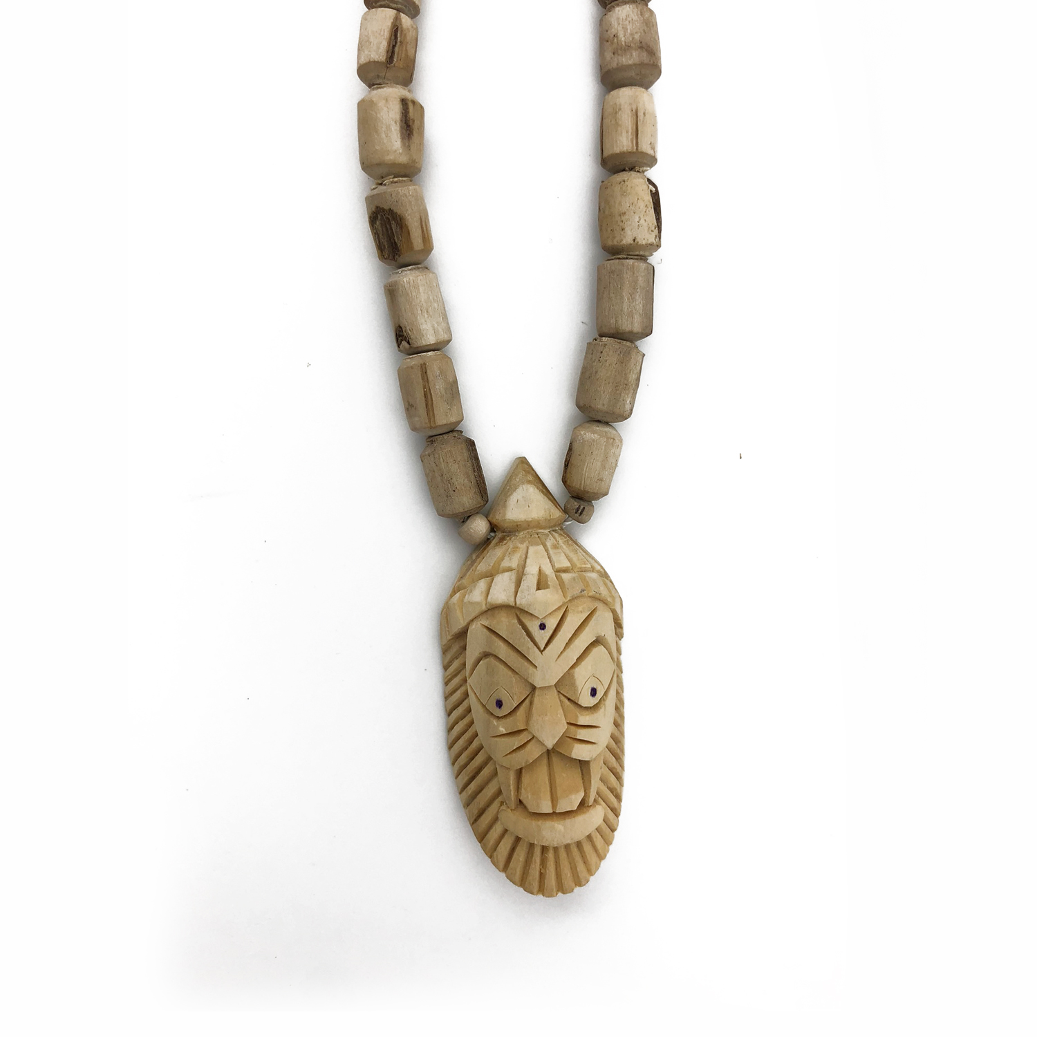 Original Tulsi Mala with Narsingh Face Handicrafted Pendant