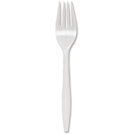 Fork PP medium weight 10/100, 1000/case, white