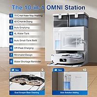 DEEBOT T30C OMNI Robot Vacuum Cleaner - OMNI Station, 20,000Pa Suction, 180min Runtime - UNBOXED DEAL