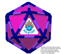 Full Dice - Cornhole (Lawn and Beach Edition)-Blue-Purple-DeepPink