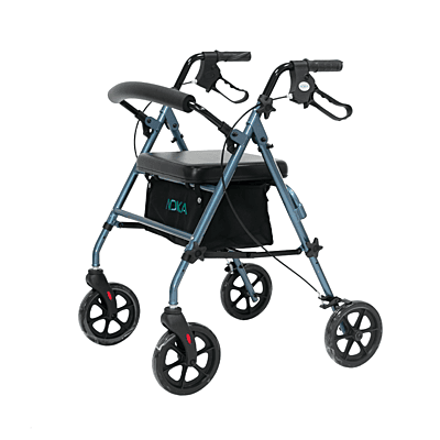 032BL 8"rollaflex seat adjustable rollator