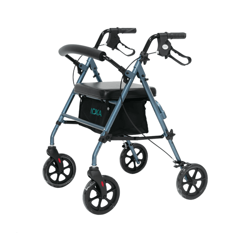 032BL 8"rollaflex seat adjustable rollator
