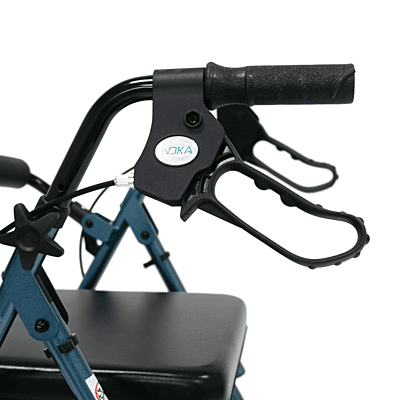 032BL 8"rollaflex seat adjustable rollator