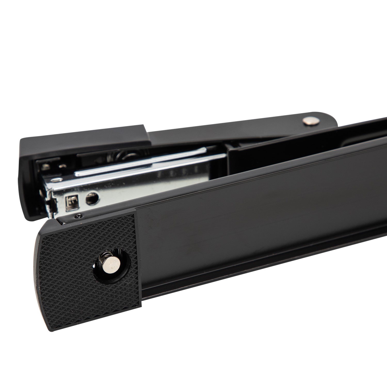 DELI 0334 LONG-ARM STAPLER BLACK/SILVER