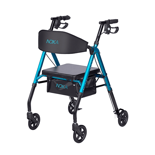 RollaGo 6" Wide Back Aluminum Rollator 033CB