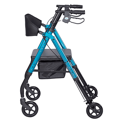 RollaGo 6" Wide Back Aluminum Rollator 033CB