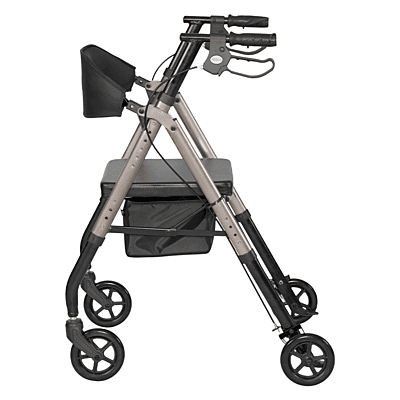 RollaGo 6" Wide Back Aluminum Rollator 033CH