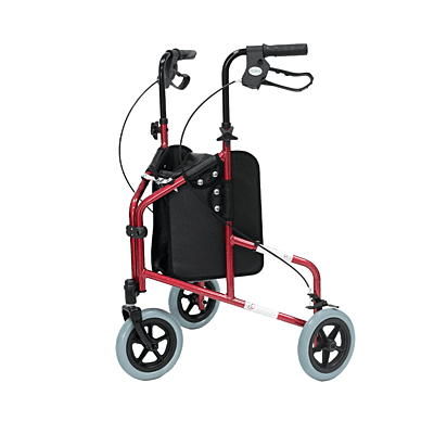 037RD ultra light three-wheel rollator