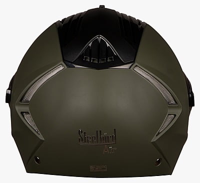 SBA-2 MATT BATTLE GREEN/GOLD VISOR 600MM