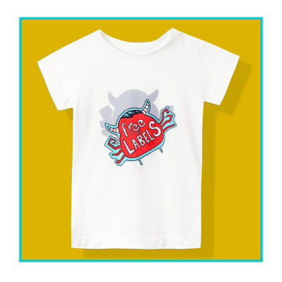 Camiseta Blanca ¡Free of labels!