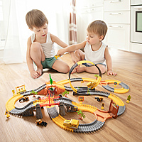 TUMAMA new car track set circular- YELLOW