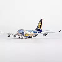 Singapore Airlines 747-400 9V-SPL - Tropical livery