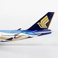 Singapore Airlines 747-400 9V-SPL - Tropical livery