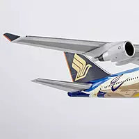 Singapore Airlines 747-400 9V-SPL - Tropical livery