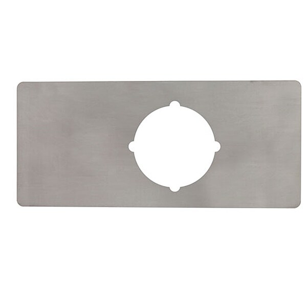 ADI Door Scar Plate to suit 60mm and 70mm Backset Brava Urban and Lockwood 530/930 Locksets, Stainless Steel, Pack of 1