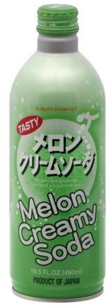 Ucc Melon Creamy Soda 24/16.5 floz.