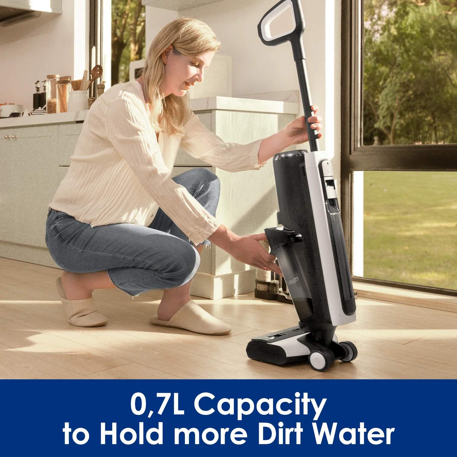Tineco FLOOR ONE S5 Dirt Water Tank - Original Replacement Tank (Includes HEPA Filter)