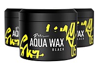 Roqvel Aqua Wax 05 Aqua Black hair wax with strong hold, shine, and masculine scent Roqvel Aqua Wax 05 Aqua Black hair wax with strong hold, shine, and masculine scent