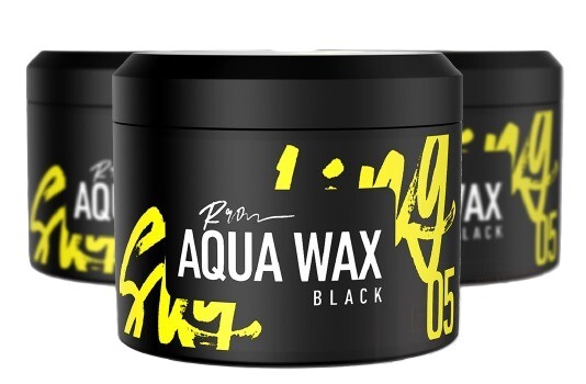 Roqvel Aqua Wax 05 Aqua Black hair wax with strong hold, shine, and masculine scent Roqvel Aqua Wax 05 Aqua Black hair wax with strong hold, shine, and masculine scent