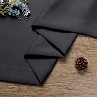 Patin Solid Thermal Window Curtains 2 Panels, Dual Rod Pocket