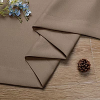 Patin Solid Thermal Window Curtains 2 Panels, Dual Rod Pocket