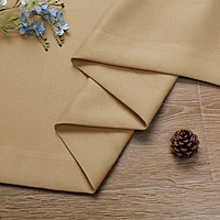 Patin Solid Thermal Window Curtains 2 Panels, Dual Rod Pocket