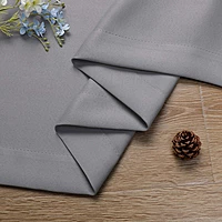 Patin Solid Thermal Window Curtains 2 Panels, Dual Rod Pocket