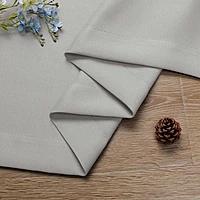 Patin Solid Thermal Window Curtains 2 Panels, Dual Rod Pocket