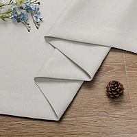 Patin Solid Thermal Window Curtains 2 Panels, Dual Rod Pocket