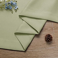 Patin Solid Thermal Window Curtains 2 Panels, Dual Rod Pocket