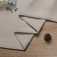 Patin Solid Thermal Window Curtains 2 Panels, Dual Rod Pocket