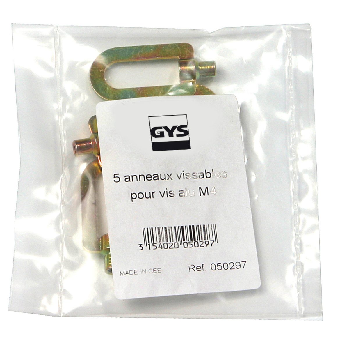 GYS 050297 — 5-Pack Pull Rings for M4 Aluminum Studs | Pro Spot 90-0176 Equivalent GYS 050297 — 5-Pack Pull Rings for M4 Aluminum Studs | Pro Spot 90-0176 Equivalent