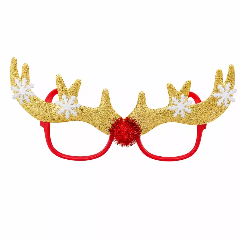 Christmas Reindeer Party Glasses Festive Eyewear Photo Booth Props for kids