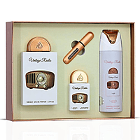 LATTAFA PRIDE VINTAGE RADIO EDP 100ML 3 PEICE GIFT SET