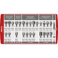 Die Kit 03 VW Group die chart showing each die and rivet type Die Kit 03 VW Group die chart showing each die and rivet type