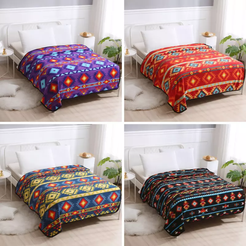 Heavy Polar Fleece Blanket 60x80 7 lakes [0577]