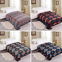 Blanket Fleece Polar Full 60x80 Navajo - New Colors (0581)