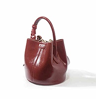RETRO BUCKET BAG SOFT LEATHER